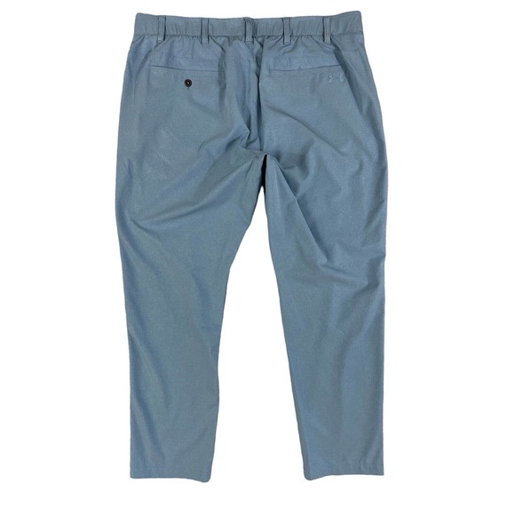 Under Armour Golf Drive Tapered‎ Lightweight Stretch Blue Pants Men Size 40/30 - Picture 2 of 6